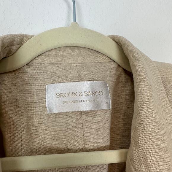 Bronx‎ and Branco Capri Blazer in Beige Size Medium - Picture 4 of 5